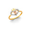 14K 3C Heart 15 Years Ring - RG3403-Joyeria Oro Fino 14K