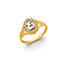 14K 2T CZ 15 Years Ring - RG3406