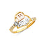 14K 3C 15 YRS CZ RING- RG661