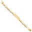 14k Real Yellow Gold Junior ID Bracelet 6" AB495-Joyeria Oro Fino 14K