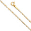 14K REAL Tri Color Gold Solid 1.5mm Star Chain Necklace with Lobster Claw Clasp CH116-Joyeria Oro Fino 14K