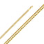 14K Cuban Concave 4.8mm Regular Chain CH316-Joyeria Oro Fino 14K