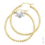 14KY 1.5mm Hoop Earrings ER107-Joyeria Oro Fino 14K