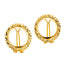 14KY Gold 2.5 Pesos Bola Earrings ER1387-Joyeria Oro Fino 14K