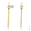 14K y Gold ER366 Hanging Earrings-Joyeria Oro Fino 14K