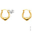 14KY Fancy Hollow Hoop Earrings-Joyeria Oro Fino 14K