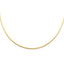 14K 17" Braided Omega Neck Chain 1.5mm NK14-Joyeria Oro Fino 14K