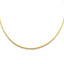 14K 17" Braided Omega Neck Chain 2mm NK15-Joyeria Oro Fino 14K