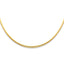 14K 17" Reversible Omega Neck Chain 2.5mm NK16-Joyeria Oro Fino 14K