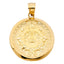 14k Yellow Gold Calendario Azteca Pendant PT1563, PT1564, PT1565-Joyeria Oro Fino 14K