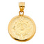 14k Yellow Gold Calendario Azteca Pendant PT1563, PT1564, PT1565-Joyeria Oro Fino 14K