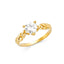 14KY Ladies Heart CZ Fancy Ring RG2190-Joyeria Oro Fino 14K