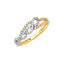 14k Yellow Gold Cubic Zirconia Fancy Ring RG2593-Joyeria Oro Fino 14K