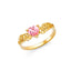 14KY Ladies Heart CZ Fancy Ring RG457-Joyeria Oro Fino 14K